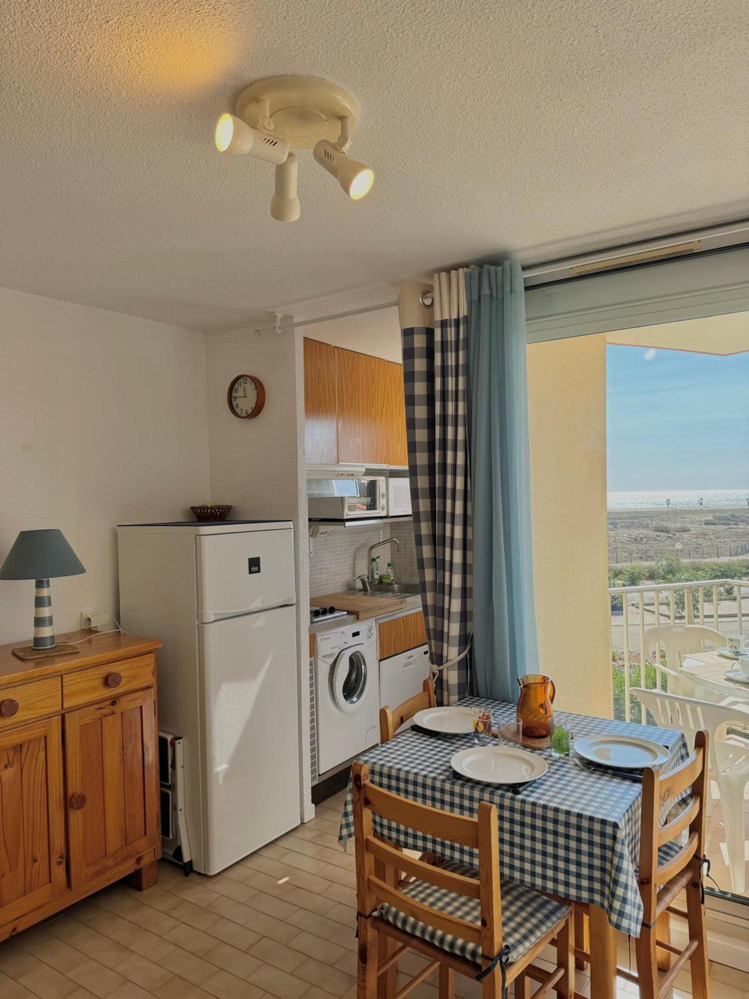 Studio 3 Personnes Acces Direct Plage - Parking Prive - 3Tvp30 เลอบาร์กาแรส ภายนอก รูปภาพ