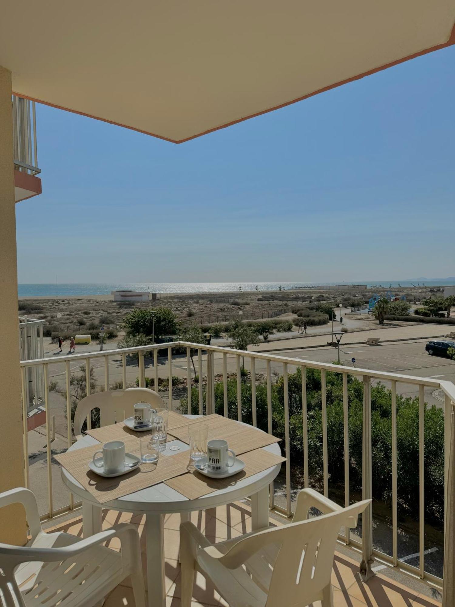 Studio 3 Personnes Acces Direct Plage - Parking Prive - 3Tvp30 เลอบาร์กาแรส ภายนอก รูปภาพ